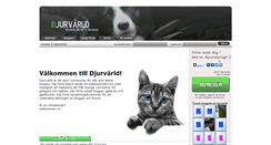 Desktop Screenshot of djurvarld.se
