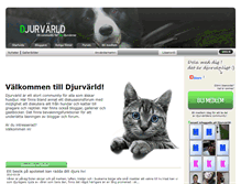 Tablet Screenshot of djurvarld.se